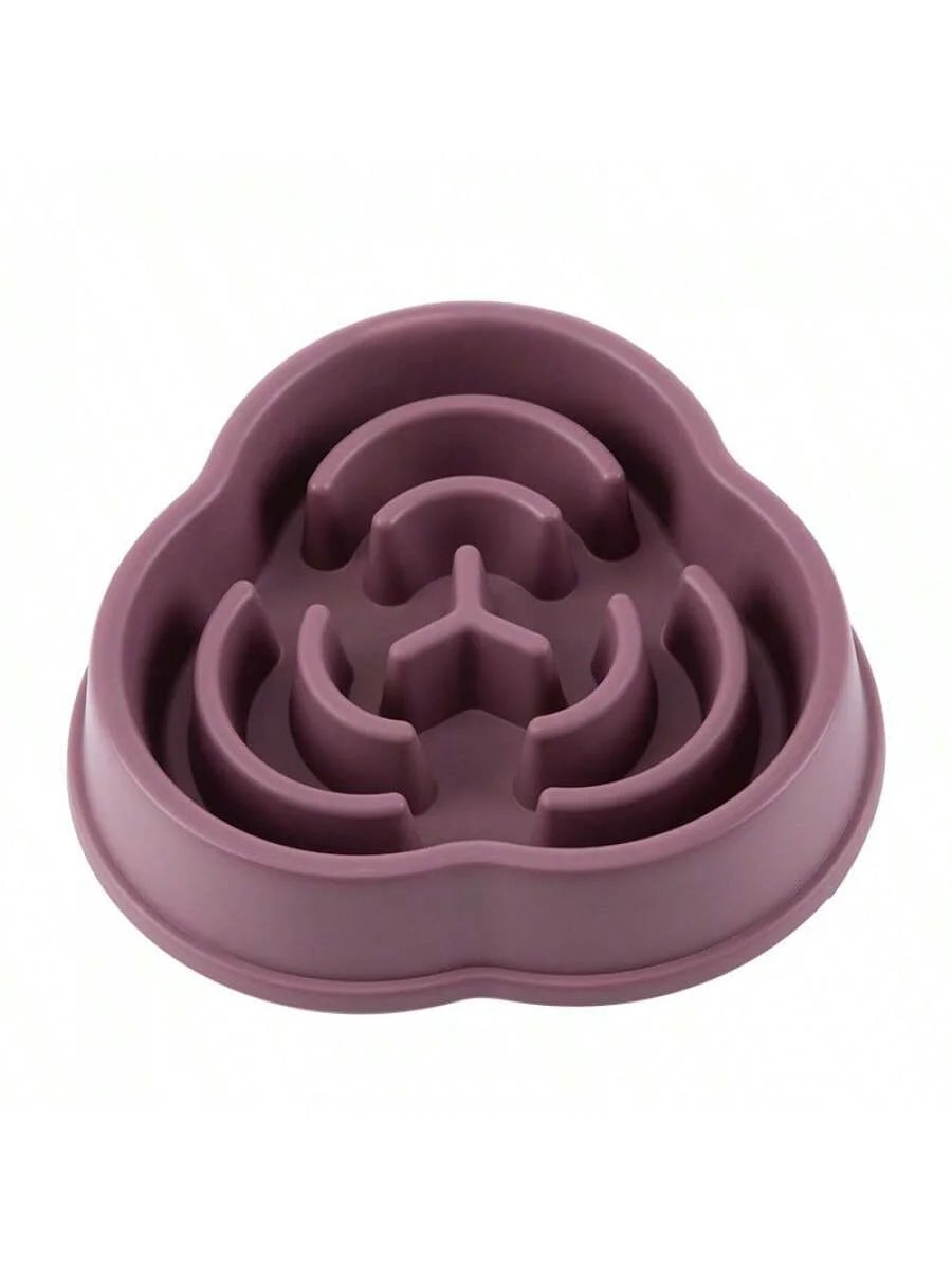 1pc Dog Slow Food Bowl Plastic Anti-Choking Slow Eating Cloud Shape Large Dogs Prevent Vomiting And Protect Intestines