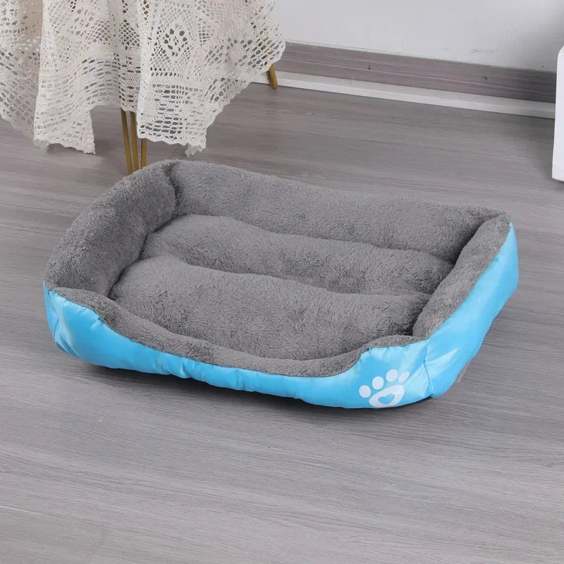Winter Plush Cat Bed Semi Enclosed Warm Pet House Soft Washable Anti Anxiety Cushion for Cats Dogs Small Animals Cozy Home